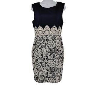 London Dress Company Women's Size 6 Lace Overlay Dress